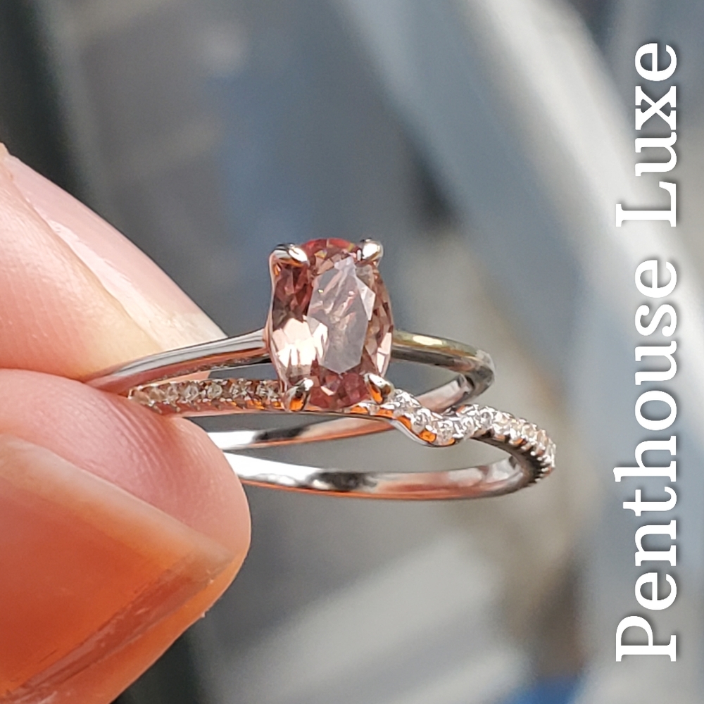 REAL Color Changing Zultanite Sterling Silver Ring Set - Picture 2 of 11